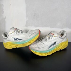ALTRA VIA Olympus Men's Size 11 Light Gray Neon Yellow Athletic Running Shoes